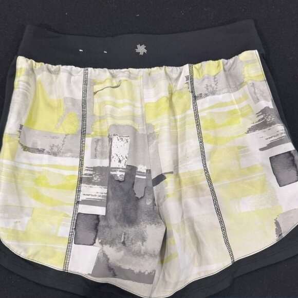 Tek Gear Athletic Exercise work out Lightweight black white yellow shorts XXL - Picture 2 of 4